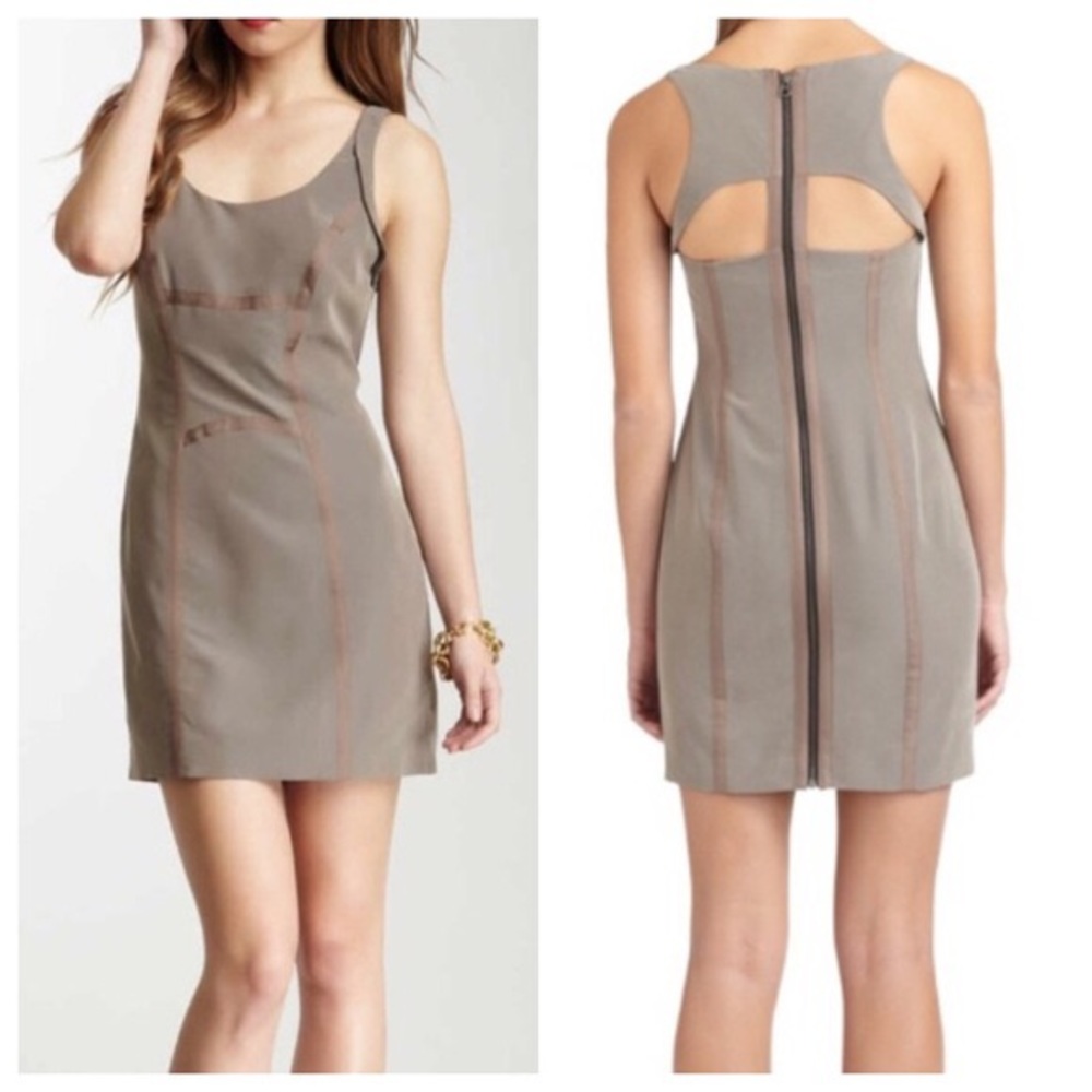 Rebecca Minkoff Silk Lined Dress with cutouts